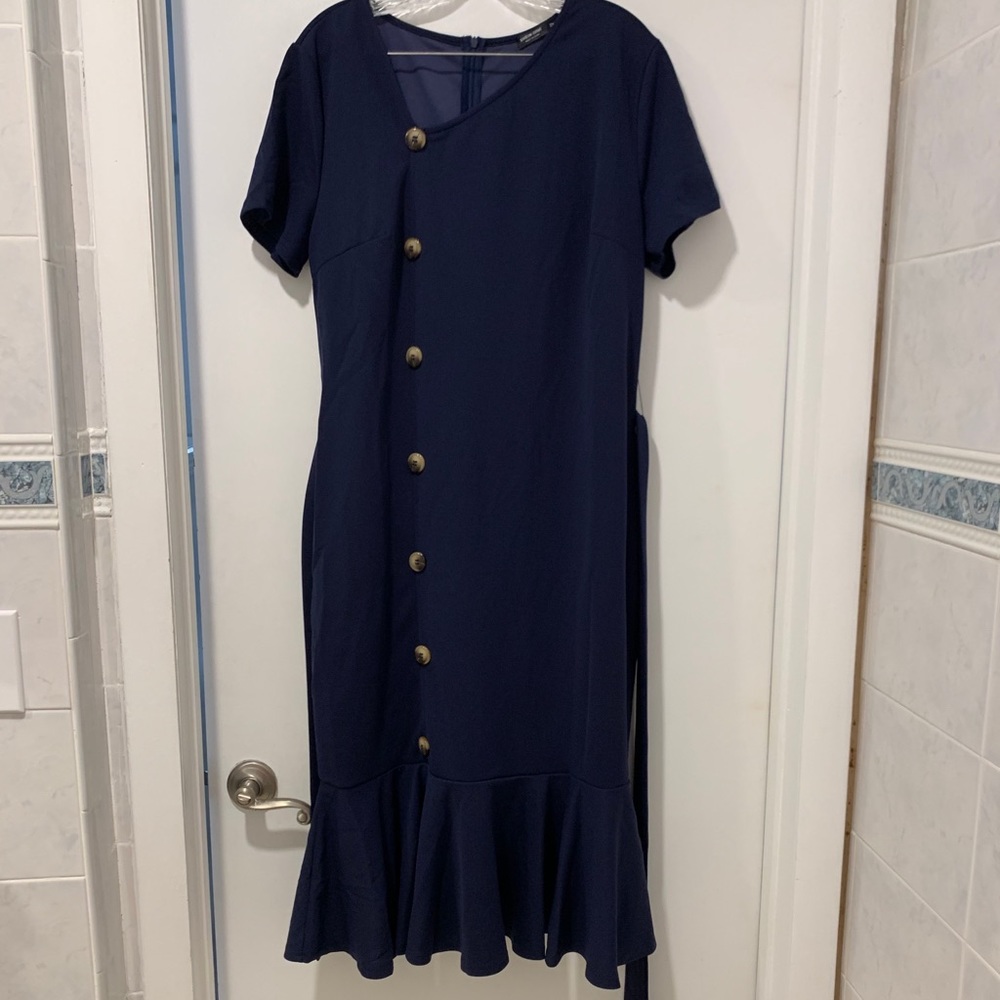 SHEIN BLUE DRESS 2XL
